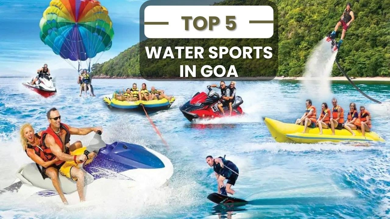  Watersports activities at Baga Beach Goa