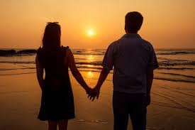 Couple relaxing  during a Goa tour